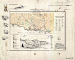 A sketched map of the coast near Kilcunda showing the locations of coalfields and sites for good quality coal
