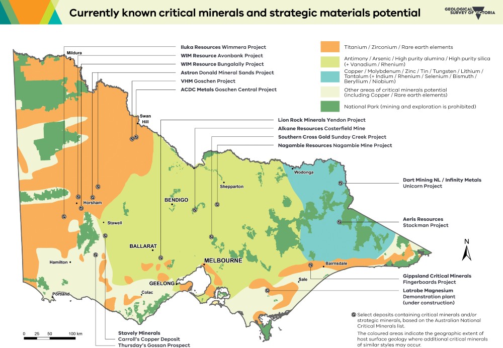 Critical Minerals and Strategic Materials Potential