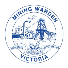 Victorian Mining Warden logo