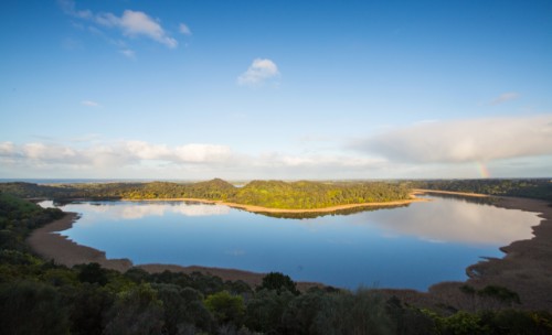 Scenic view of Tower Hill, Otway Basin