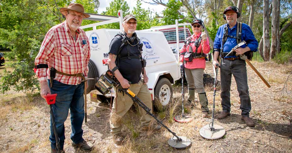 Fossickers in regional Victoria