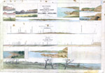 Hand drawn geological sketches of the coastline between Kilcunda and Woolamai showing the changes in the bedrock along the landscape
