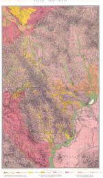 Map showing the Ararat goldfields shown outside the town
