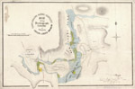 A hand-drawn map of the area around New Years Flat and Bald Hill showing the townships, waterways and mining sites